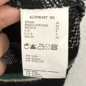 Aldomartins Wool Alpaca Blend Sweater Fair Isle Knit Pullover Size 4‎ thumbnail 5