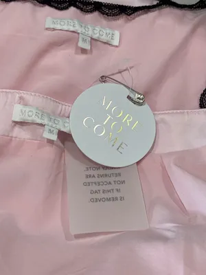 MORE TO COME Rory Skirt Set in Pink Black Medium New Womens Dressy Satin thumbnail 7