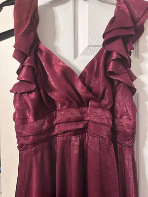Altar'd State Burgundy Mini Dress thumbnail 3