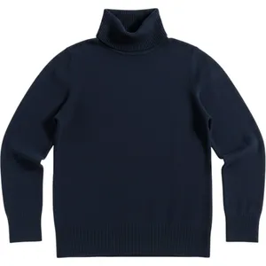 French Connection Size‎ XL Navy Blue Turtleneck Long Sleeve Knit Sweater Classic thumbnail 1