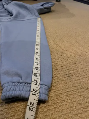 ZARA Long Sleeve Sweatsuit Set With Hoodie Size And Wide Pants Size M thumbnail 4