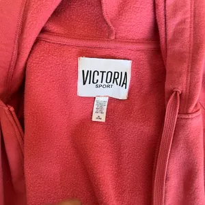 Victoria Sport Pink Zip Up Hoodie thumbnail 5