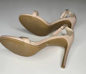 LuLus Nude Colored Open Toe Heels, 8 thumbnail 5