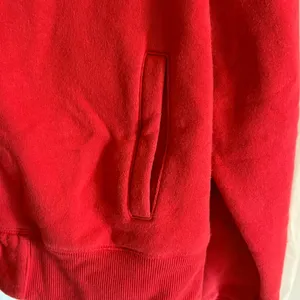Vtg 90s Disney Eeyore Blue Mood #68 Hoodie‎ Womens L Red Snap Retro Streetwear thumbnail 8