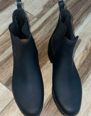 Jeffrey Campbell black rain boots thumbnail 1