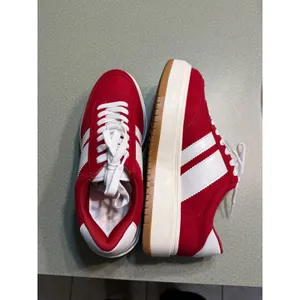 Madden Girl Red Platform Sneakers‎ White Stripe Lace Up Size 8.5 B12B thumbnail 9