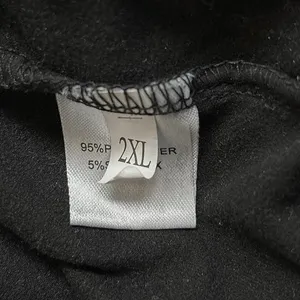 Women's Black Half Zip Long Sleeve Cropped Activewear Athletic Pullover Top XL thumbnail 5