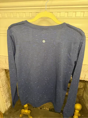 Lululemon Swiftly Relaxed Long Sleeve top in blue cosmic shift thumbnail 2