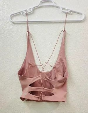 Free People Movement | SHES GOT THE RHYTHM TANK Sz XL Light Pink Yoga Workout thumbnail 5
