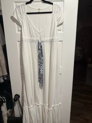 Free People Roucha Maxi Dress White thumbnail 2