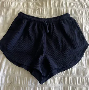 Navy Waffle Shorts Blue thumbnail 2