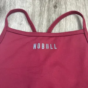 NWT NoBull Cabernet Deep Red Halter Sports Bra High Support Size XS thumbnail 4