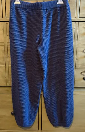 Free People Women’s Knit Lounge Pants - Navy thumbnail 1