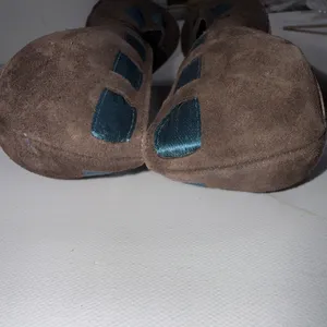MASSIMO BALDI‎ ITALY Ribbon Brown Sueded LEATHER PUMPS HEELS Shoes Sz 9 B thumbnail 8