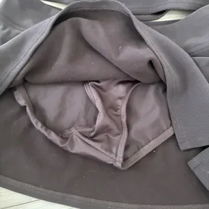 Lands End Womens Brown Ribbed Tankini Top and Swim Skirt Set Bottom 6 Top 8P thumbnail 2