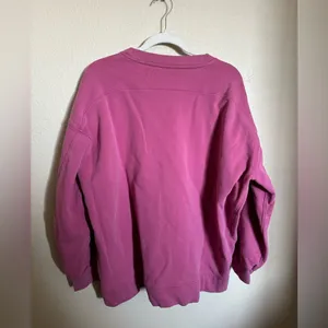 Lululemon perfectly oversized crew sweatshirt size‎ 12 in pink lychee thumbnail 5