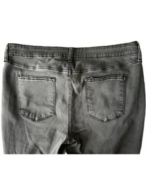 Sonoma The Everyday Jean Women's Size 14 Skinny Mid-Rise Cutoff Streetwear Urban thumbnail 5