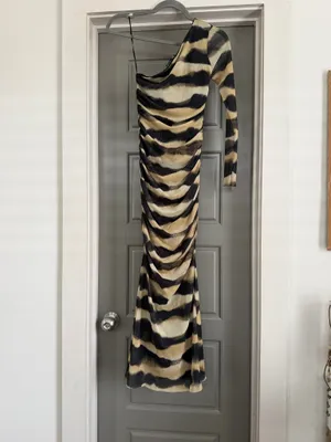 ZARA Tulle Maxi Dress thumbnail 2