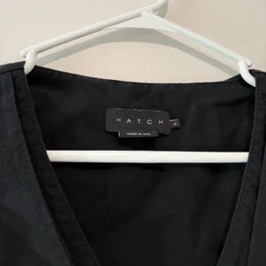 Hatch The Back In The Game‎ Nursing Tank Tencel Linen Blend in Black thumbnail 5