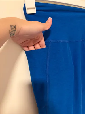 Beyond Yoga Super Soft Blue Leggings with Pockets thumbnail 2