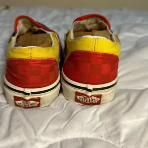 Vans Navy and Yellow Slipons Men’s 7, Women 8.5 thumbnail 7