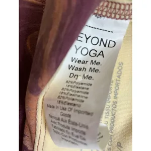 Beyond Yoga Womens Small Plum‎ Copper Marble High Neck Racerback Athletic Tank thumbnail 6