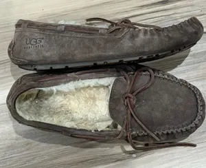 Ugg Australia Brown and Tan Slippers Women’s 8 thumbnail 1