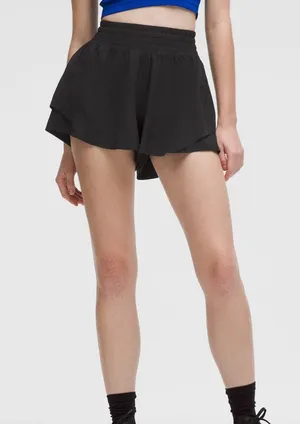 Lululemon shake it out high rise running short thumbnail 1