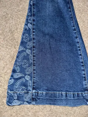 Smoke and mirrors free people bell bottoms thumbnail 2
