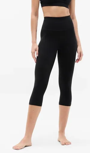 Athleta elation capri black leggings high‎ rise thumbnail 1