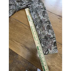 Ann Taylor LOFT Paisley‎ Long Sleeve Blouse Top Size Medium Boho Peasant Flowy thumbnail 7