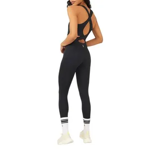 Free People Movement Back it Up Jumpsuit - Black - Medium thumbnail 2