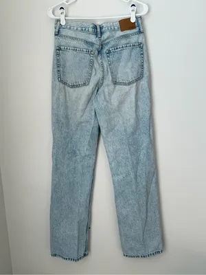 Aeropostale 90s Baggy Jeans Light Wash Size 4 thumbnail 5