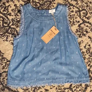 Thread&Supply soft jean sleeveless top BNWT XS thumbnail 1