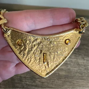 Snake Pendant Necklace LARGE Gold Tone Year of The Snake Reputation Taylor Swift thumbnail 7