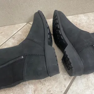 Teva ellery Tall Waterproof Boots burnished Black Leather NWOT SZ 8 Zip Womens thumbnail 10