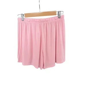 Women's Pink Pajama Lounge Set Medium Soft Button Front Sleepwear Shorts thumbnail 7
