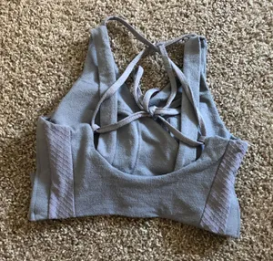Gymshark Blue Sports Bra thumbnail 3