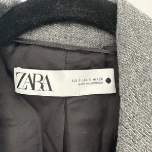 Gray Wool Blazer Zara thumbnail 4
