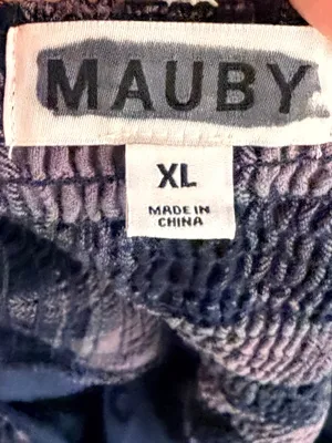 Mauby Plaid Top nwot Size XL thumbnail 5
