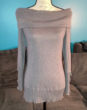 🎉4 for $20 The Limited Off the Shoulder Sweater, Small thumbnail 1