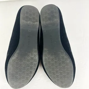 Birdies The Starling Velvet Flat Loafer Size 7.5 Black Slip On Classic Timeless thumbnail 8