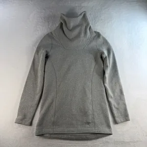 Arc'teryx Sz S Desira Cowl Neck Tunic‎ Sweater Gray Fleece Pullover Outdoor Hike thumbnail 3
