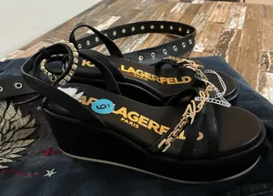 Karl Lagerfeld Wedge Sandals thumbnail 1