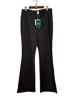 Halara Flex High Waisted Slight Flare Work Pants Brown Size M Office NEW thumbnail 8