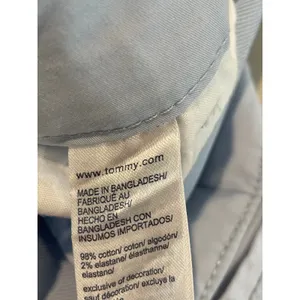 Tommy Hilfiger Shorts Light Blue Bermuda Cuffed with Belt Size 8 thumbnail 8