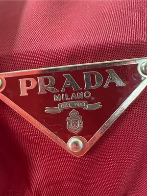 Prada Vela Sport Backpack Bag Medium Cerise Nylon Leather Italy Logo Triangle thumbnail 7