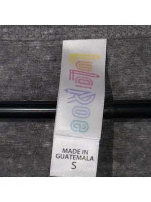 LuLaRoe Lynnae S Gray Long Sleeve Hi-Low Top thumbnail 5