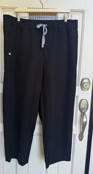 FIGS Sheridan Barrel Scrub Pants Black PO 5807 Size XXL NEW thumbnail 1