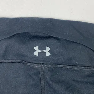 Under Armour Leggings Womens Medium Black‎ Striped Ankle Yoga Running Gym Pants thumbnail 7